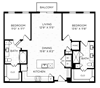 Aura on Lamar B1 Floor Plan